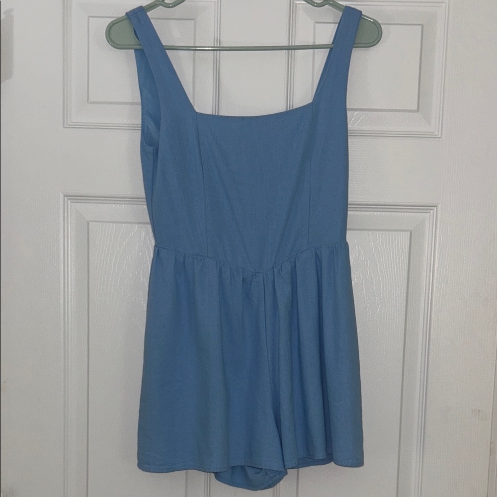 Lelis Light Blue Romper